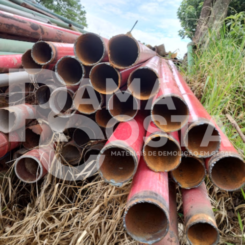 Tubo de Bombeiro de Ferro 4" 4mm
