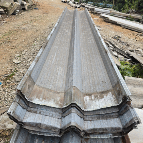 Telha de Zinco Trapézio 100 Usada